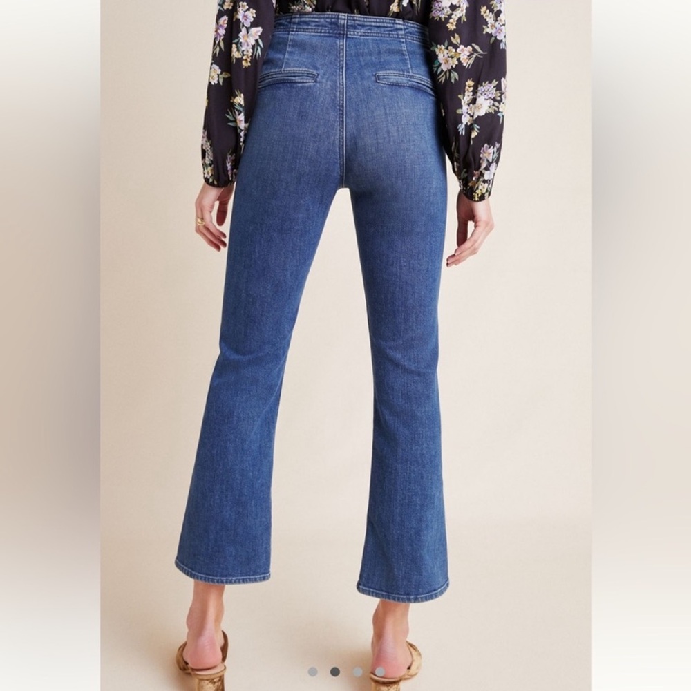 MOTHER Sailor Tripper High Rise Cropped Flare Jeans size 26